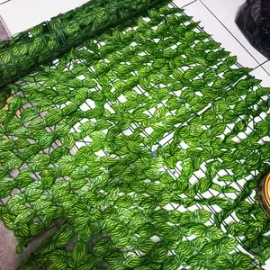 【Barang Ready​​】Tanaman Hias Daun Rambat Plastik   3X1m/3X0.5m Plastik Dinding Rumput Daun Artifical  Rumput Sintetis  Daun Dekorasi-DAUN RAMBAT DINDING Daun Semangka 100X300cm