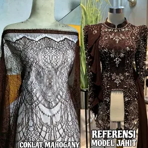 KAIN BROKAT CHANTILLY BAHAN KEBAYA MODERN KAIN HALUS KAIN LEMBUT