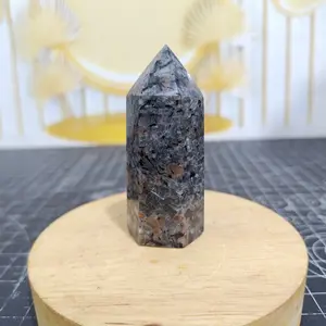 Natural Tower Yooperlite  UV Reactive (4) Asli Batu Alam