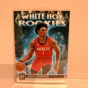 Amen Thompson white hot rookies donruss optic 2023 rookie card