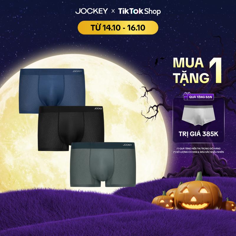 {Độc quyền live} COMBO 3 Quần Lót Nam Jockey Trunk Không Đường May - J4058