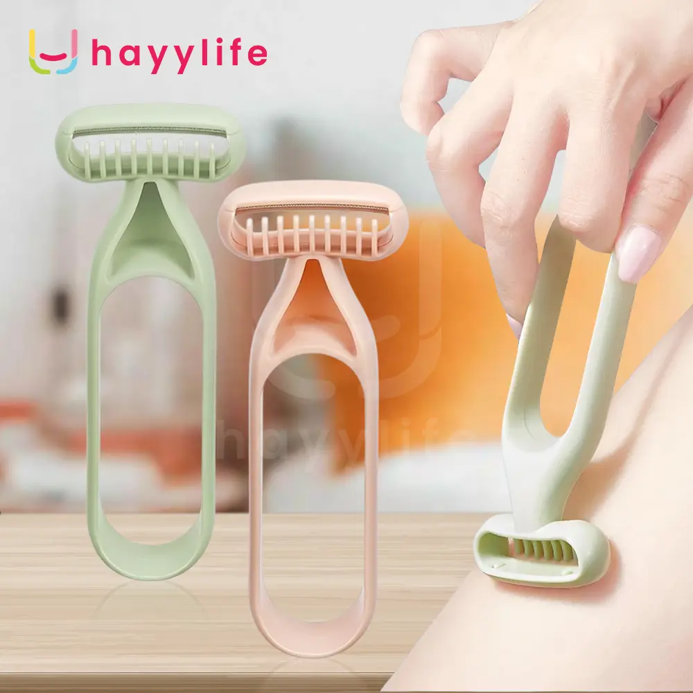 HAYYLIFE Alat Cukur Bulu Wanita Mini Shaver Pisau Cukur Ketiak Kaki Area Sensitif Anti Iritasi HL-BCB419