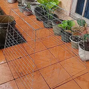 kandang jemur piramid galvanis anti karat UK 80X70X50