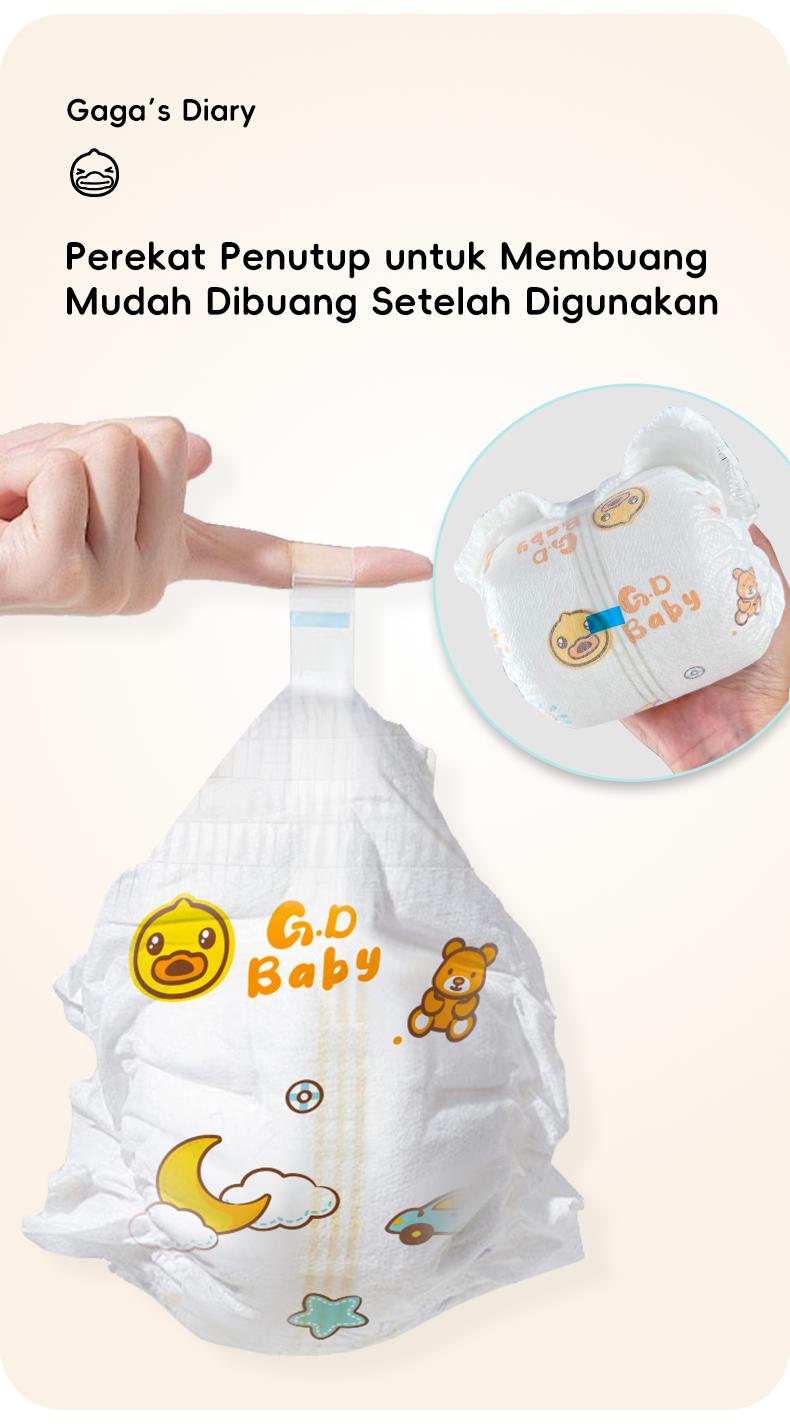 Gaga's Diary Popok Bayi Pinggang Elastis Anti Lekuk untuk Bayi Gemuk diapers pants 1 lusin newborn bayi popok promo hari ini murah official store Gaga's Diary Popok Bayi Pinggang Elastis Anti Lekuk untuk Bayi Gemuk diapers pants 1 lusin newborn bayi popok promo hari ini murah official store