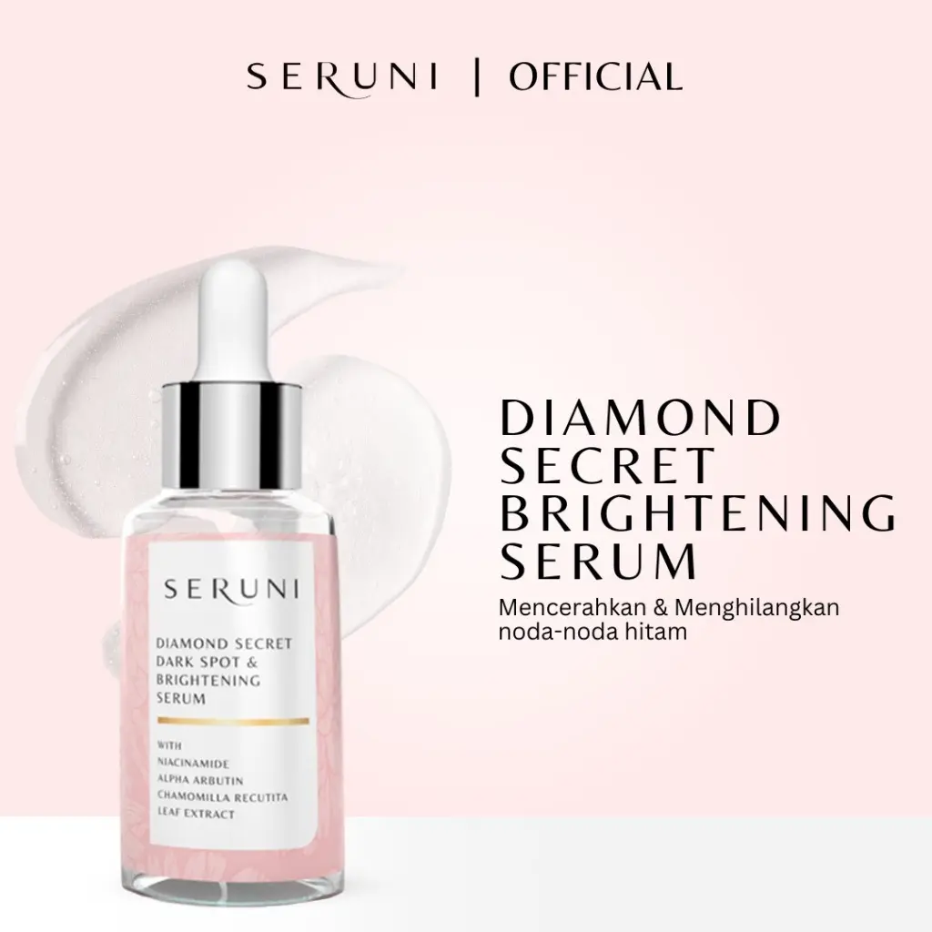 Seruni Diamond Secret Dark Spot & Brightening Serum Extract Mencerahkan