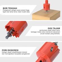 Gambar ALLEFIX Set Mata Bor Hole Saw 6Pcs 16-35MM Baja HSS & M42 Kekerasan Tinggi Cocok untuk Kayu PVC dan Gipsum - 6910 - 6910 dari ALLEFIX Kota Surabaya 4 Tokopedia