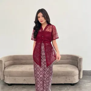 Hazana Outer Tunik Brukat Kekinian /Outer Atasan /Outer Elegan /Outer Hazana /Outer muslim /Outer Terbaru 2025 /Outer Kondangan /Outer Hari raya