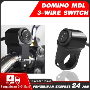 Saklar on off 3 dim Stang Saklar Breket Spion On Off On Jauh Deket Lampu Tembak On on off universal