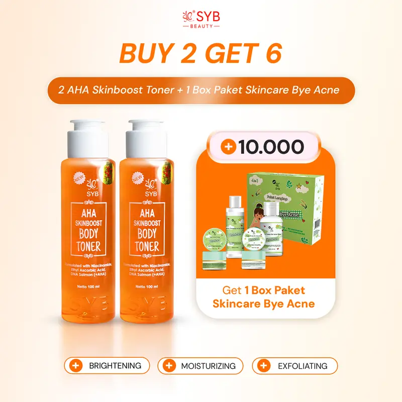NEW SYB AHA SKINBOOST BODY TONER 100 ML 3