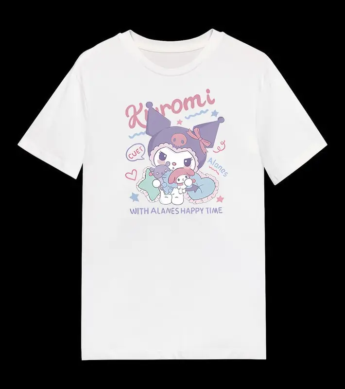kaos cewek cowok couple keluarga kuromi cinnamoroll 1