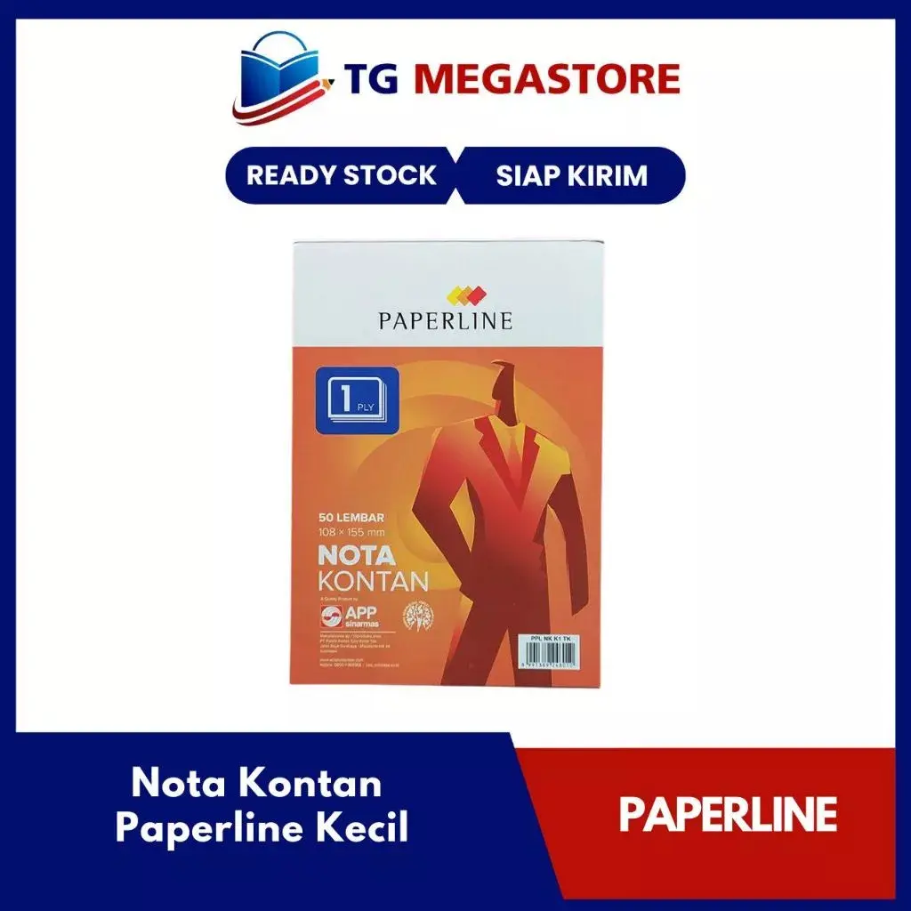 Buku Nota Kontan Paperline Kecil 1 ply (50 lbr)