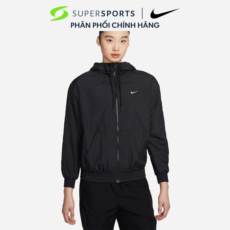  Áo Khoác Nữ Nike Sportswear Classic Wovens Loose Uv Protection Hooded - FV6299-010 