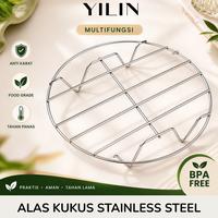 Gambar Alas Kukus Stainless Steel Multifungsi Anti Karat Rak Kukus Dapur Tatakan Panci Anti Panas 19cm - 19CM dari YILIN OFFICE STORE Kab. Tangerang 1 Tokopedia