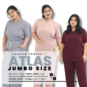 ATLAS Scrubs JUMBO SIZE LENGAN PENDEK (The Prime Scrubs By DOCHS MEDIC)