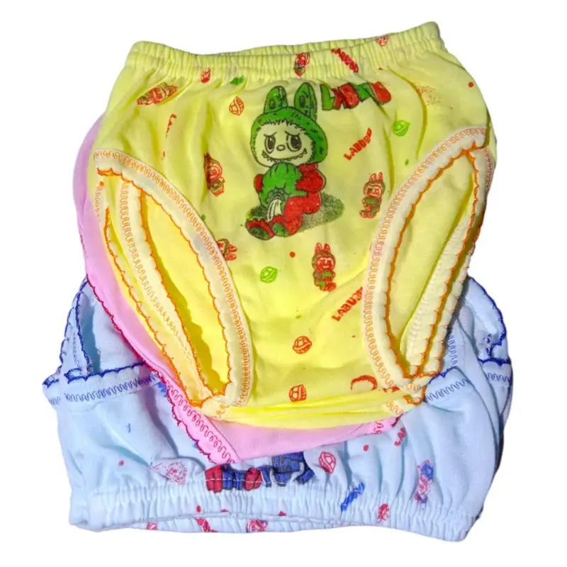 Promo CD Labubu isi 12 pcs Celana Dalam Anak Perempuan Usia 2-8 Tahun Cd Daleman Anak Cewek Motif Lucu 7