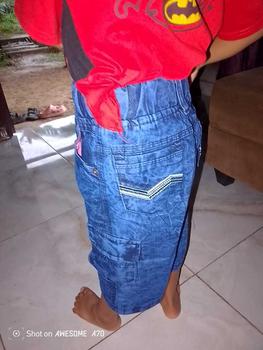 Product Review of Celana Jeans Anak-Anak Cowok Pendek Wonderfull WF Import Snow Blue - Grosir Murah from A**h 1