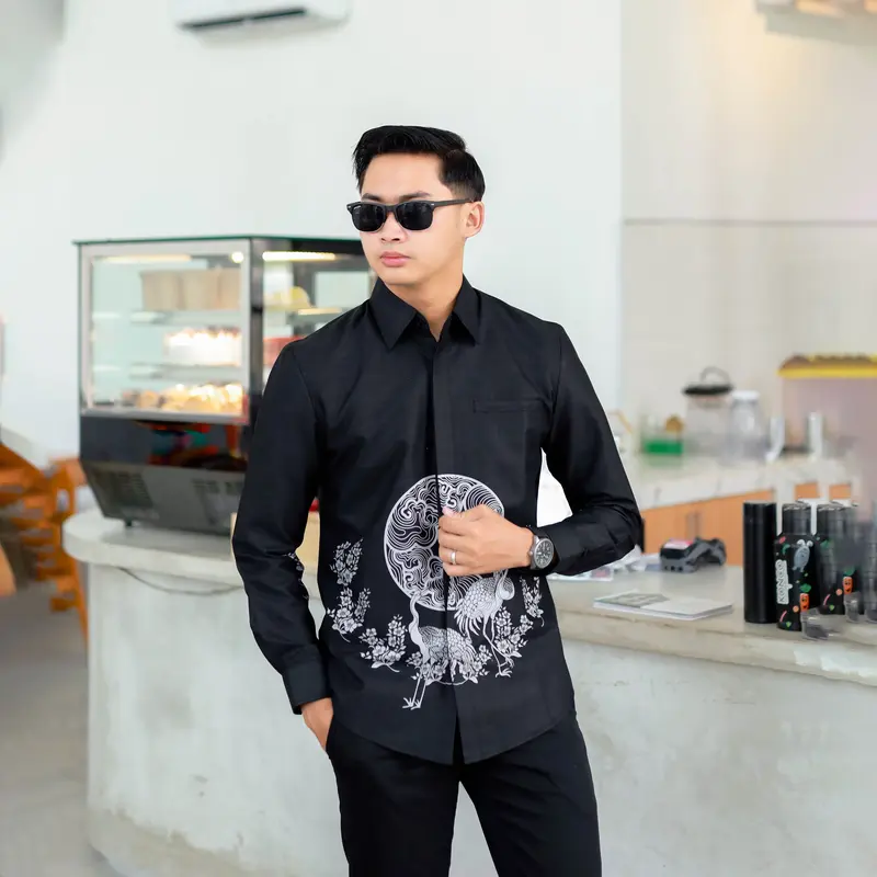 Batik Slimfit Luna Long Sleeve A793 Katun Premium 0