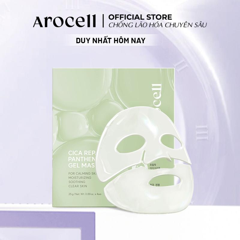 KOL Mặt Nạ Thạch Cica Repair Panthenol Gel Mask Hộp 4 Miếng Làm Dịu & Phục Hồi Da Mụn
