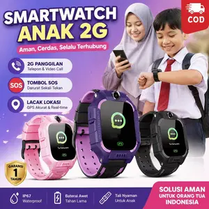 【Produk Asli Resmi]Jam Tangan Anak Q19 Smartwatch Telepon GPS Digital Anti Air IP67 Waterproof VC Smartwatch Anak