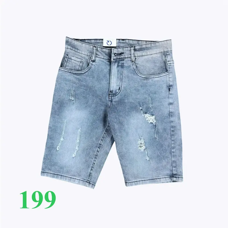 Quần Short Jean Nam Năng Động Slim Fit Có Túi Size 28-34 - Chất Liệu Cotton Denim Thời Trang Nam Menswear Pants 0