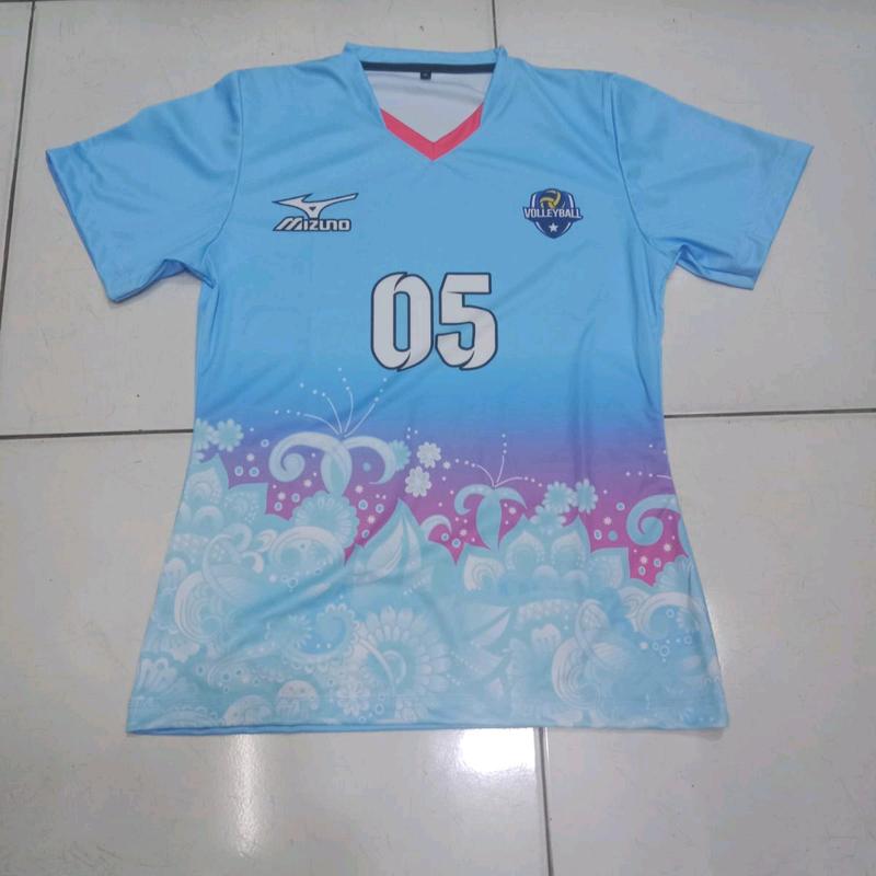 setelan jersey volly wanita batik terbaru 2025 printing Olahraga Olahraga 4