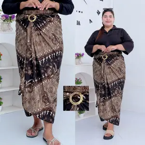 Batik Jumbo Modern Terlaris Rok Lilit Batik Bawahan Kebaya Serut Free Ring Panjang Motif Kain Katun Maxi Belah Samping All Size Muat Sampai 110kg