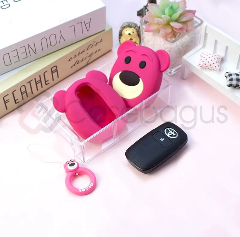 Toyota Avanza Veloz Raize - Cute Dino Case Kunci Mobil Key Cover Car 1