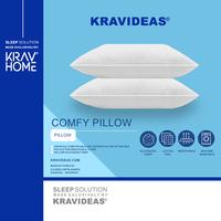 Gambar Krav Ideas Home Comfy Pillow Bantal Tidur Only Microtex Silikon - STANDAR dari Krav ideas Kota Bandung 1 Tokopedia