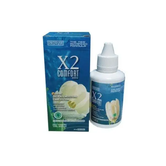 Cairan Pembersih Softlens X2 60mL / X2 Comfort / MC