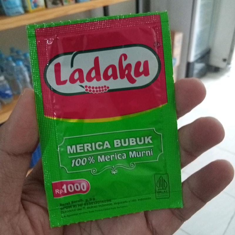 Ladaku merica bubuk 1 pcs, terbuat dari 100%merica murni 1