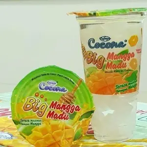 3 Cup Cocona Big Mangga Madu - minuman nutrisi sari kelapa