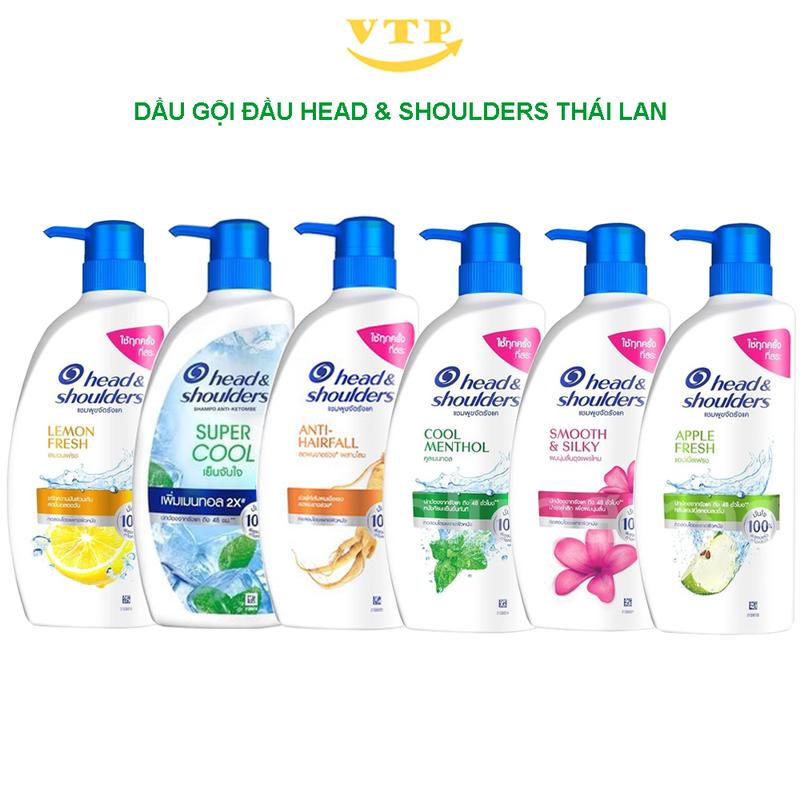 Dầu Gội Ngăn Ngừa Gàu Head And Shoulders 370ml Thái Lan Mát Lạnh Sản Khoái