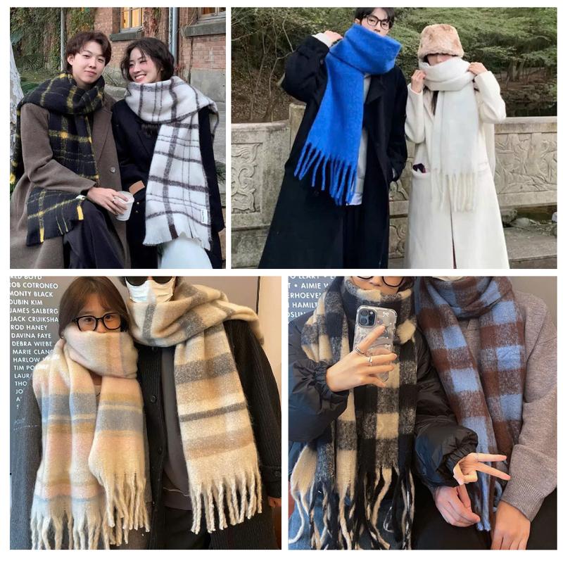  Khăn Len Quàng Thời Trang Nam Nữ Nhiều Màu Chất Mềm Mịn K62 Hot Trend Scarf Model 