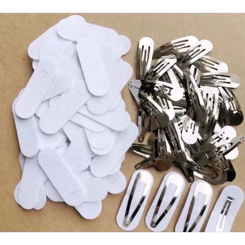  Phôi kẹp tóc kèm vải nỉ dày 10 30cái 