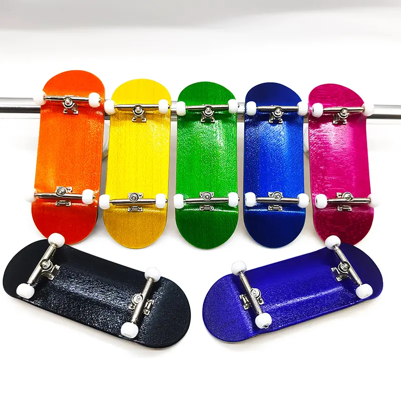 Bộ Ván Trượt Ngón Tay Màu, 34MM, Ván Trượt Đầu Ngón Tay Chuyên Nghiệp, Thích Hợp Cho Trẻ Em, Quà Tặng Mới Lạ Sáng Tạo, Lý Tưởng Cho Thanh Thiếu Niên 0