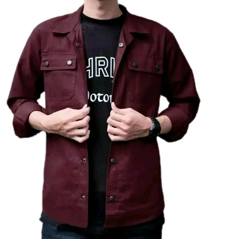 Kemeja Trucker Semi Parka Pria Cassual Premium Ready Ukuran S-XXXL 5