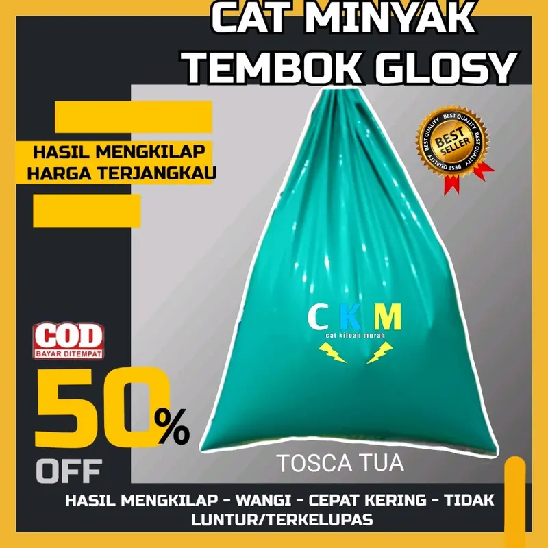 Cat minyak Tembok waterproof  1 kg ckm 11 Paint Filter 3