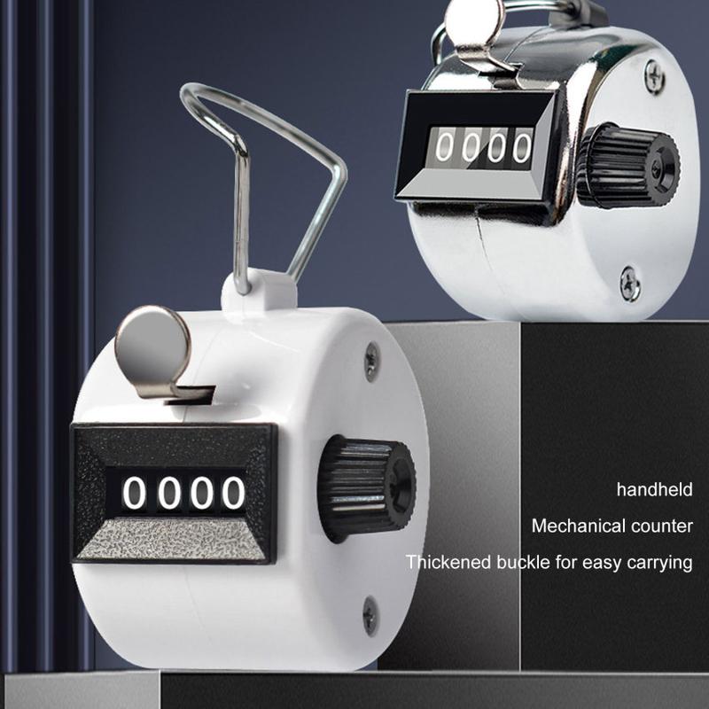 Product Introduction of 4 Digit Handheld Counting Counter Digital Golf Clicker Manual Training Counting Counter Metal Counter 26