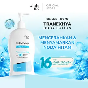 WHITE INC TranexHya Body Lotion 400ml - Lotion Perawatan Tubuh untuk Mencerahkan & Menyamarkan Noda Hitam | Halal BPOM