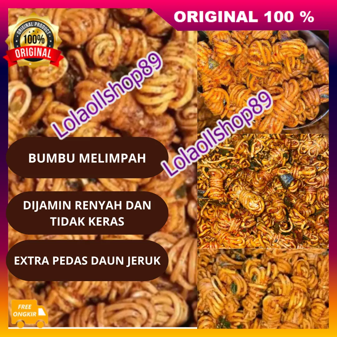 MIE GULUNG PEDAS CRISPY VIRAL 1 KG