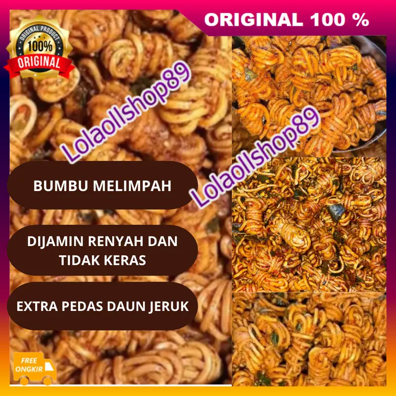 MIE GULUNG PEDAS CRISPY VIRAL 1 KG 0