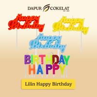 Gambar DAPUR COKELAT - Lilin Happy Birthday - Lilin Happy Birthday dari Dapur Cokelat Kota Administrasi Jakarta Pusat 1 Tokopedia