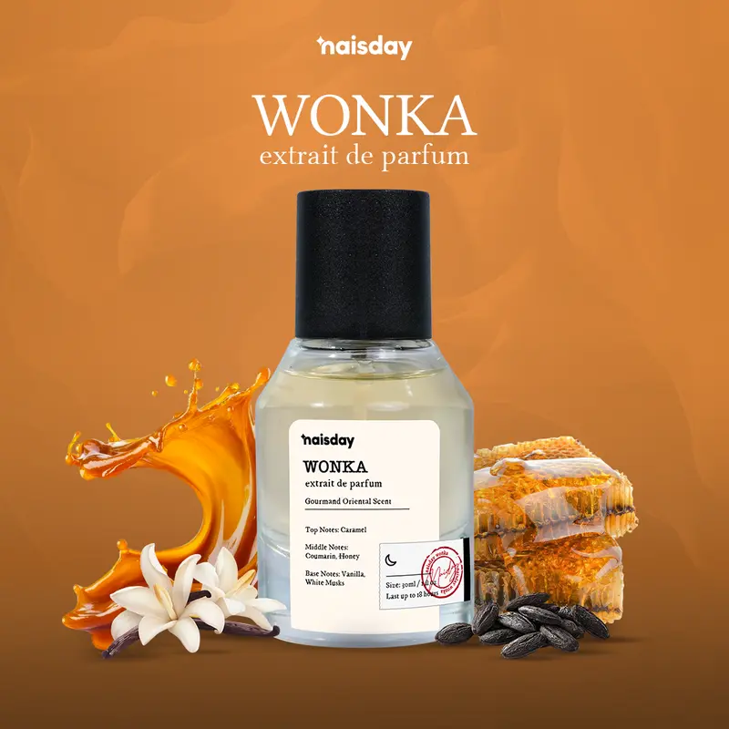 NAISDAY Hot Package Perfume Wonka & Santorini, ONS, Dance Floor, Absolut Extrait De Parfum 30ml Tahan Lama 18 Jam 4