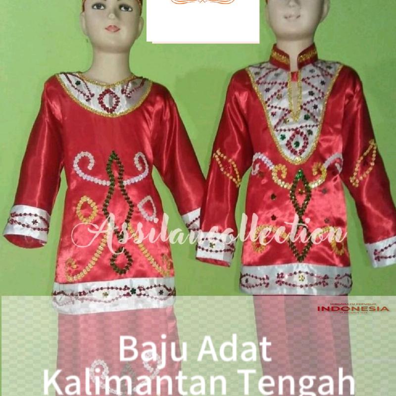 Baju Adat Kalimantan Tengah anak (Laki/Perempuan) 0