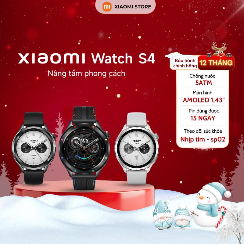  Đồng hồ thông minh Xiaomi Watch S4 - Chính Hãng Bảo Hành 12 Tháng 