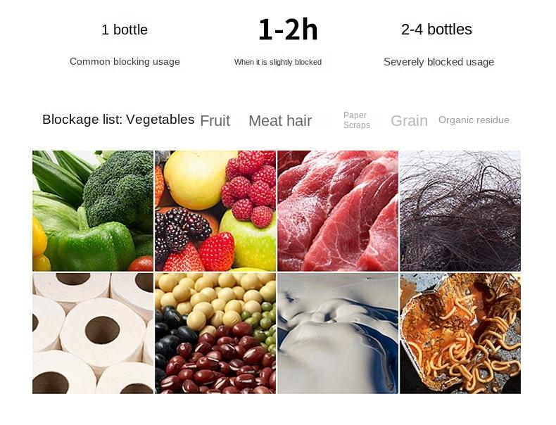 Product Introduction of [SG SELLER] Magic kitchen sewer pipes Drain Cleaner deodorant strong pipeline dredge agent toilet to clear，Sink Drain Cleaner Chemical for Kitchen Toilet Pipe Dredging 9
