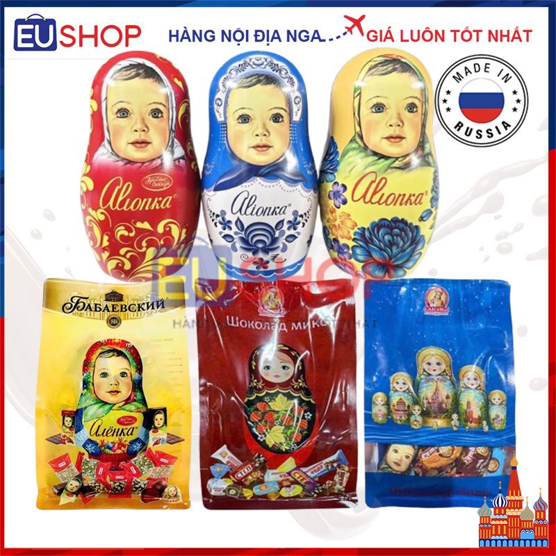  Kẹo socola Nga Slavyanka mix vị Gói 450gr 