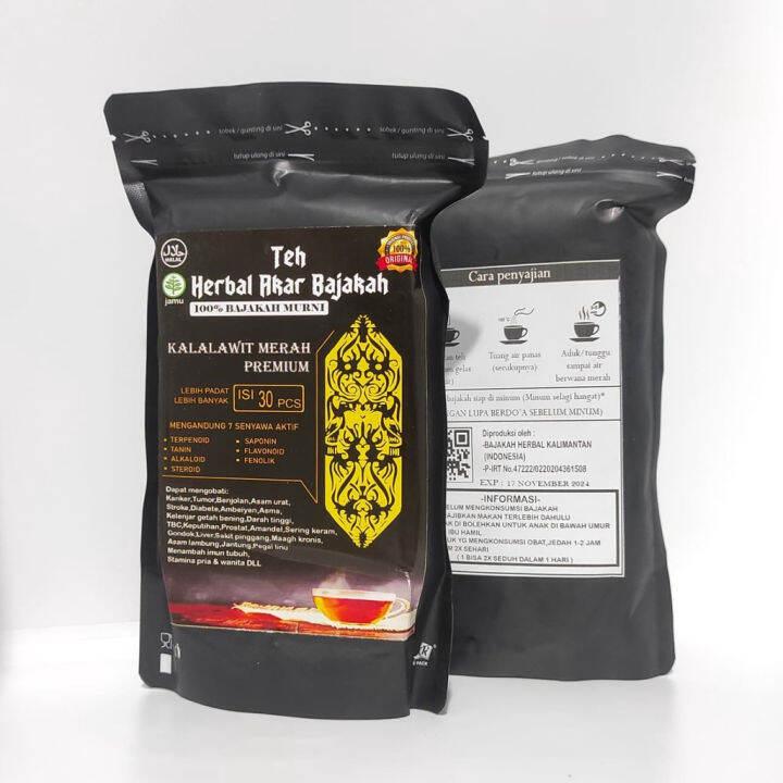 TEH HERBAL AKAR BAJAKAH KALALAWIT ISI 30 ORIGINAL ASLI KALIMANTAN 1
