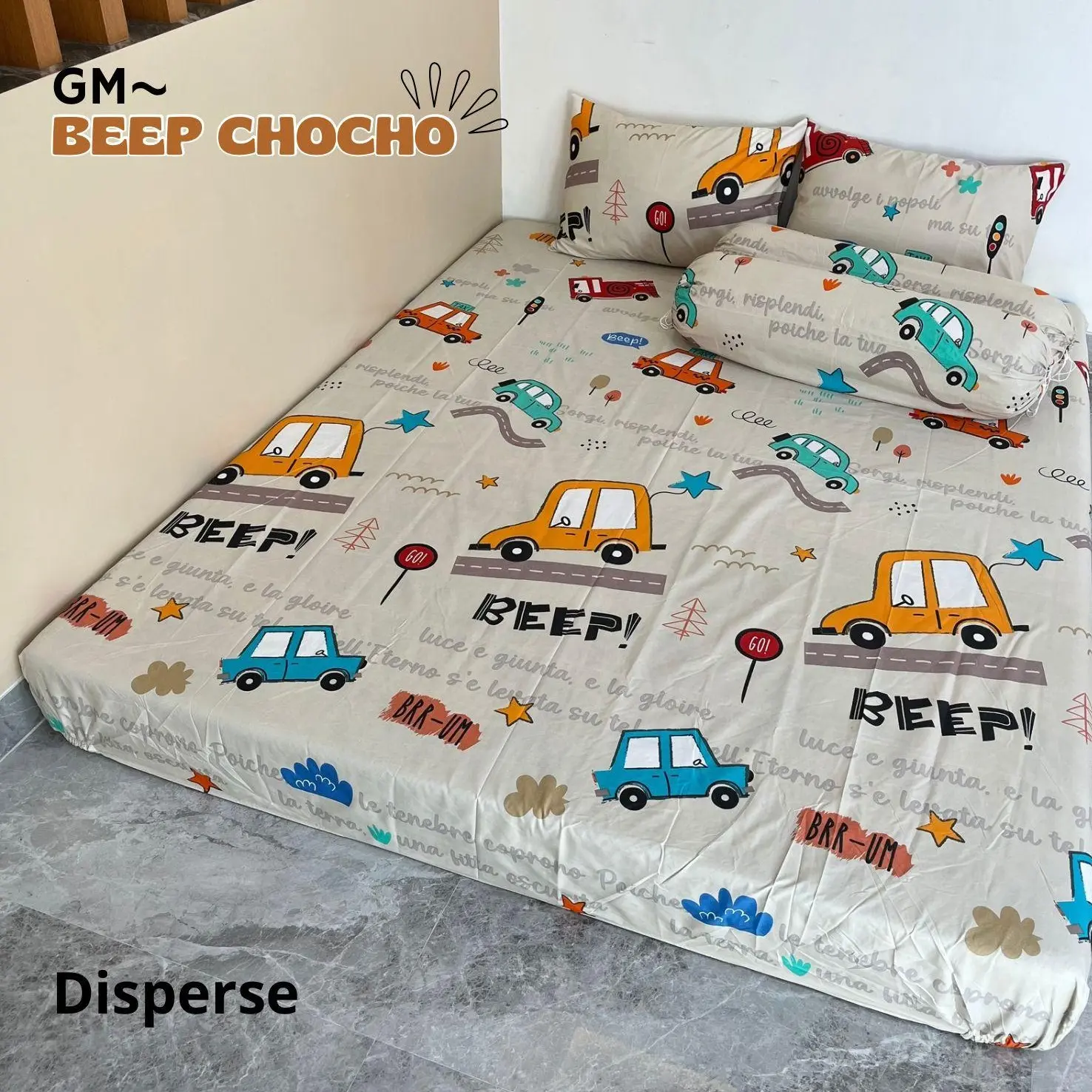 Sprei Motif ANAK-ANAK TERBARU Bekwalitas Nyaman Adem Set Sarung Bantal Sarung Guling 120 160 180