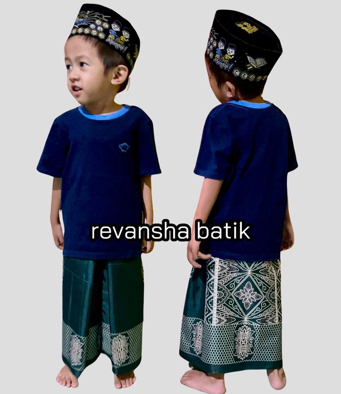 Sarung Instan Anak Usia 3-11 Muslim Terbaru Model Praktis Karet Pinggang 2